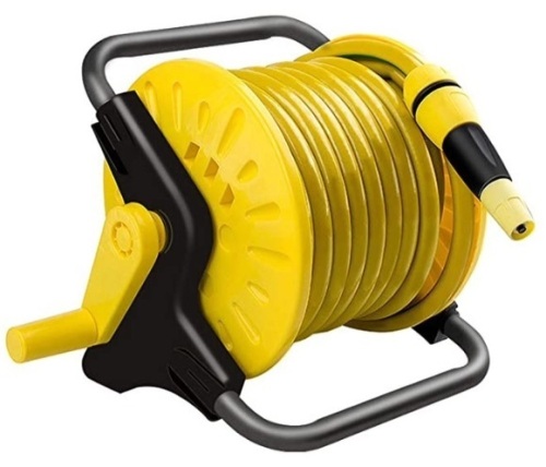 uomio Retractable Garden Hose Reel 1/2" x 50 ft, E-Comm Return - Lot 257