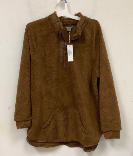Natural Reflections Womens Sherpa Pullover, XXL, Appears New - Lot 274