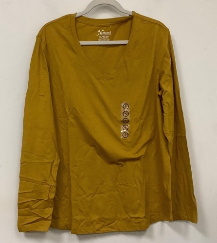 Natural Reflections Womens Long Sleeve Shirt, XL, Appears New - Lot 280
