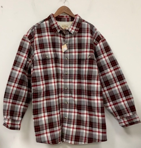 RedHead Mens Sherpa Lined Flannel Shirt, 2XL, Appears New - Lot 317
