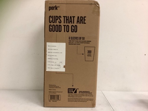 Box of 300 Paper To Go Hot Cups, Appears New - Lot 371