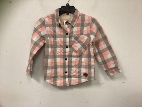 Outdoor Kids Girls Flannel Shirt, YM, Appears New - Lot 400