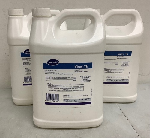 Lot of (3) Virex Tb Disinfectant Cleaner, E-Commerce Return - Lot 460