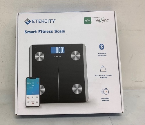 Etekcity Smart Fitness Scale, Untested, E-Commerce Return - Lot 461