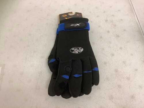 XPS Neoprene Gloves, L, Appears New - Lot 499
