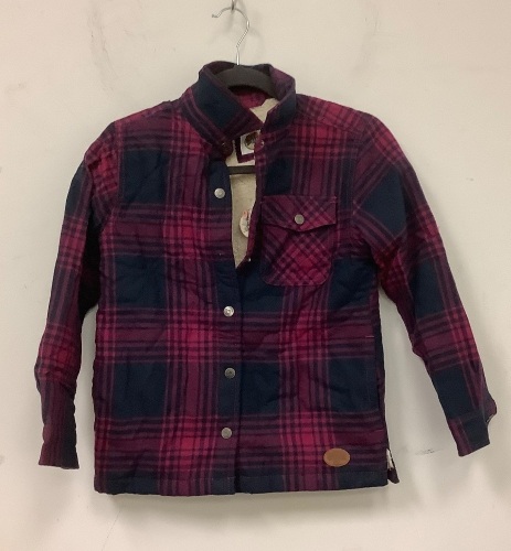 Outdoor Kids Sherpa Lined Flannel Shirt, YL, Appears new - Lot 509