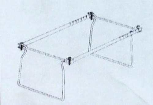Universal Hanging Folder Frame, Letter Size, E-Comm Return - Lot 515