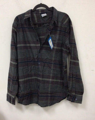 Columbia Mens Long Sleeve Flannel, Large, Appears New - Lot 564
