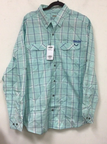 Plaid Mens Button Down, XL, Appears New - Lot 569