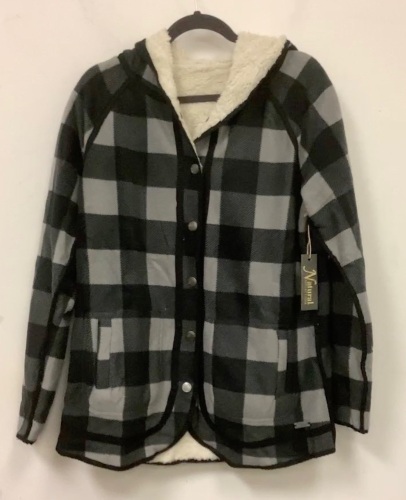 Natural Reflections Womens Reversible Fleece Jacket, M, Appears New - Lot 609