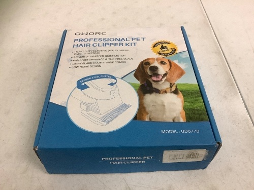 Professional Pet Hair Clipper, Works, Appears New - Lot 626