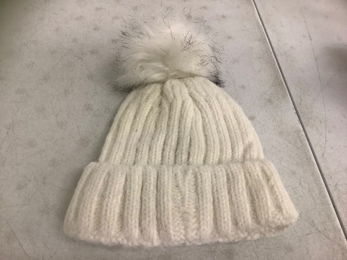 Natural Reflections Pom Cuff Hat, Appears New - Lot 686