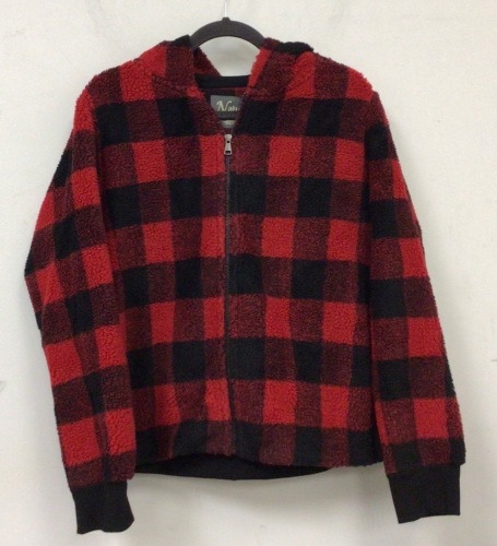Natural Reflections Womens Hooded Sherpa Jacket, XL, Appears New - Lot 740