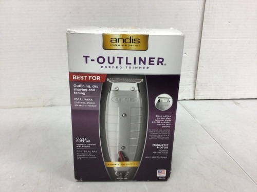 Andis T-Outliner Trimmer, Powers Up, E-Commerce Return - Lot 783