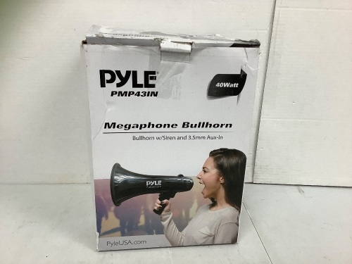 Pyle Megaphone Bullhorn, Untested, E-Commerce Return - Lot 788