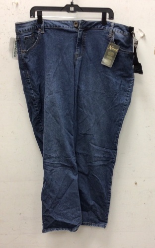 Natural Reflections Womens Jeans, 20WP, New with Missing Button Hole - Lot 899