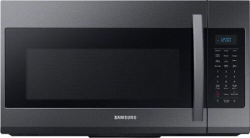 Samsung 1.9 cu. ft. Over-the-Range Microwave with Sensor Cooking in Black Stainless Steel - Lot 71