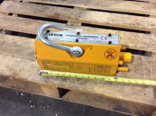 VEVOR Permanent Magnetic Lifter 1500kg Lifting Max - Lot 121