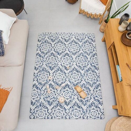 Berry Lane Persian Trellis Dusty Blue/Gray Large Lux Playmat  - Lot 143