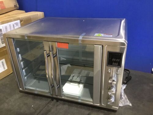 55L 1800W Extra Large Countertop Turbo Convection Toaster Oven w/ French Doors, Digital Display - Lot 169