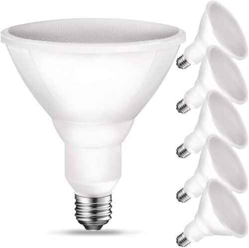 Case of (6) Energetic PAR38 LED Flood Outdoor Light Bulbs, 3000K Warm White, 11W 900 Lumens, E26 Base, Non-Dimmable, Wet Rated, 6 Pack  - Lot 187