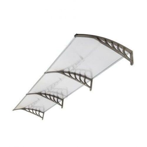40" x 120" Window Awning Door Sun Shade Canopy Hollow Sheet UV Rain Snow Protection - Lot 397