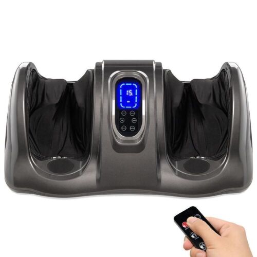 Therapeutic Foot Massager w/ High Intensity Rollers, Remote, 3 Modes - Lot 409