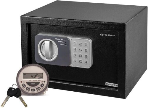 Genie Hand Time Lock Safe with Emergency Keys  - Lot 429