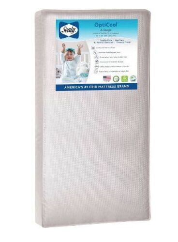 Sealy OptiCool 2-Stage Cool Foam Crib and Toddler Mattress  - Lot 436