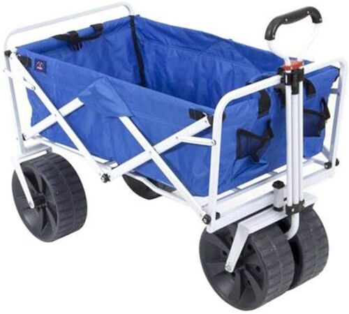MacSports Heavy Duty Collapsible Folding All Terrain Utility Beach Wagon Cart - Lot 444