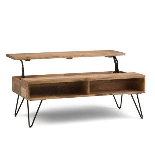 Simpli Home Hunter Lift-Top Coffee Table, 24" x 48" x 18"  - Lot 550