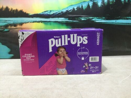 Huggies Pull Ups with Giant Coloring Mat, Size 2T-3T, 94 ct  - Lot 571