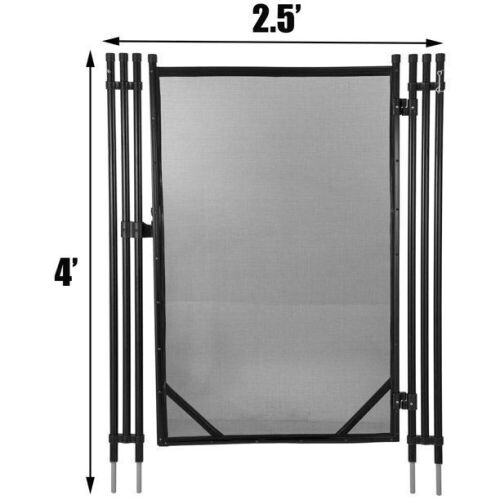 VEVOR Pool Safety Fence Gate 4x2.5 ft, 1000D Powder Coated Aluminum Pipe - Lot 638