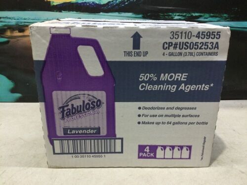 Case of (4) Fabuloso Professional All Purpose Lavender Cleaner, 1 Gal  - Lot 643