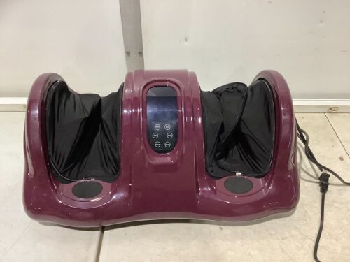 Therapeutic Foot Massager w/ High Intensity Rollers, 3 Modes - No Remote  - Lot 660