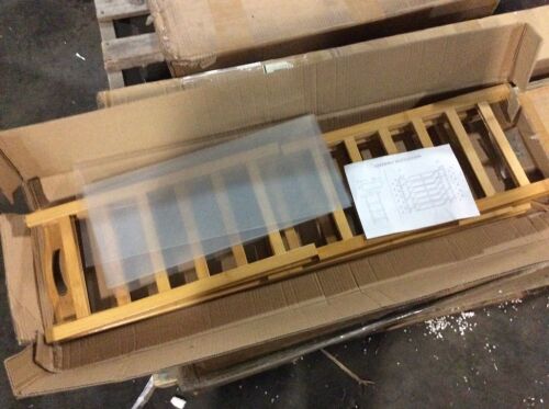 Short Bamboo Shelving Unit - Lot 665
