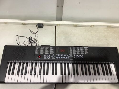 61-Key Beginners Electronic Keyboard Piano Set w/ 3 Modes, Microphone - Lot 690