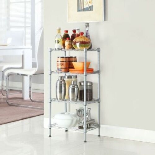 4 Tier Adjustable Wire Shelving Rack  - Lot 769