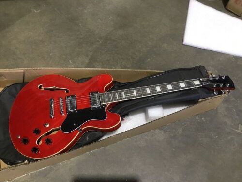 All-Inclusive Semi-Hollow Body Electric Guitar Set - Missing a String - Lot 813