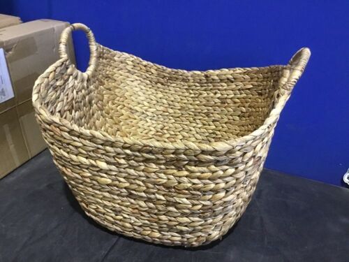 Large Multi-Purpose Seagrass Storage Basket w/ Handles - Lot 881