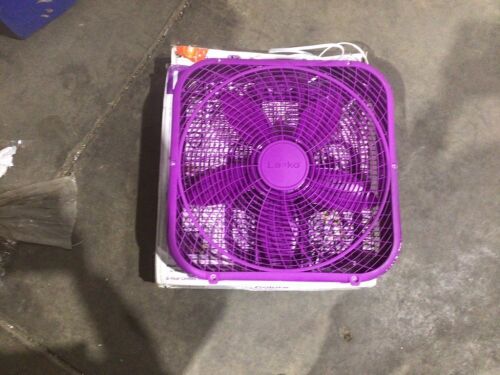 Lasko Cool Colors 20" 3-Speed Box Fan  - Lot 925