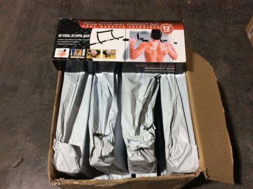 Lot of (10) Total Upper Body Workout Bar, Door Mounted Exerciser  - Lot 1160