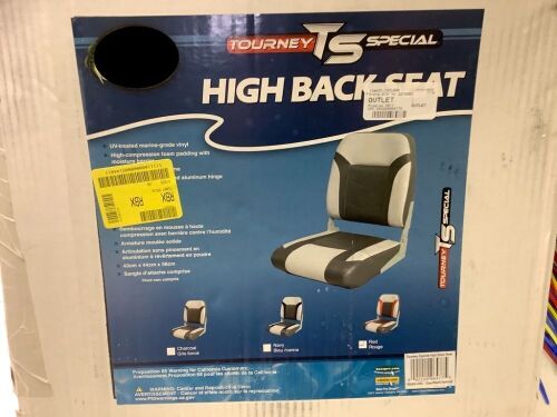 Tourney Special High Back Seat, Red Rouge, Appears New - Lot 106