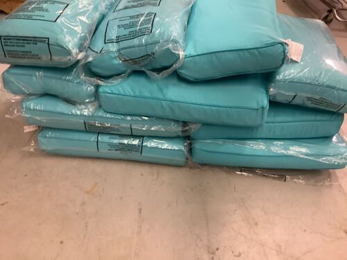Lot of (10) Misc. Patio Furniture Cusions, Misc. Sizes, Ecommerce Return - Lot 116