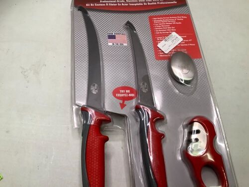 XPS Professional Grade Stainless Steel Filet Knife Kit, Appears New - Lot 135