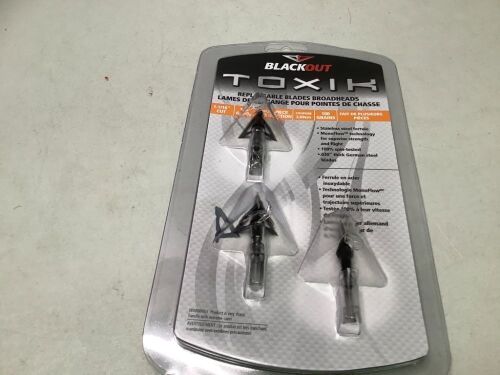 Blackout Toxik Replacement Blades, Ecommerce Return - Lot 145