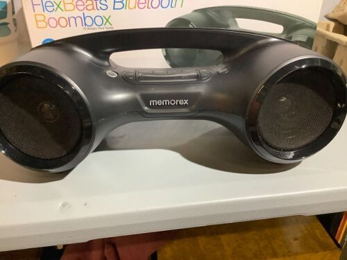 Memorex Flex Beat Bluetooth Boombox, Appears New - Lot 157