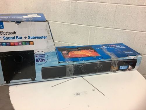 ILive 37" Sound Bar & Subwoofer, Damaged Box, Ecommerce Return - Lot 206