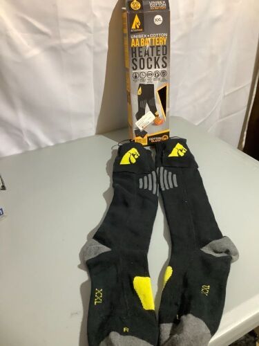 Action Heat Battery Heated Socks, XXL, Appears New - Lot 287