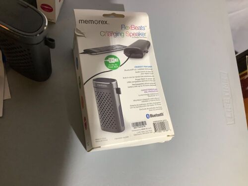 Lot of (2) Memorex Charging Speaker, Appears New - Lot 303